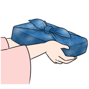 包む